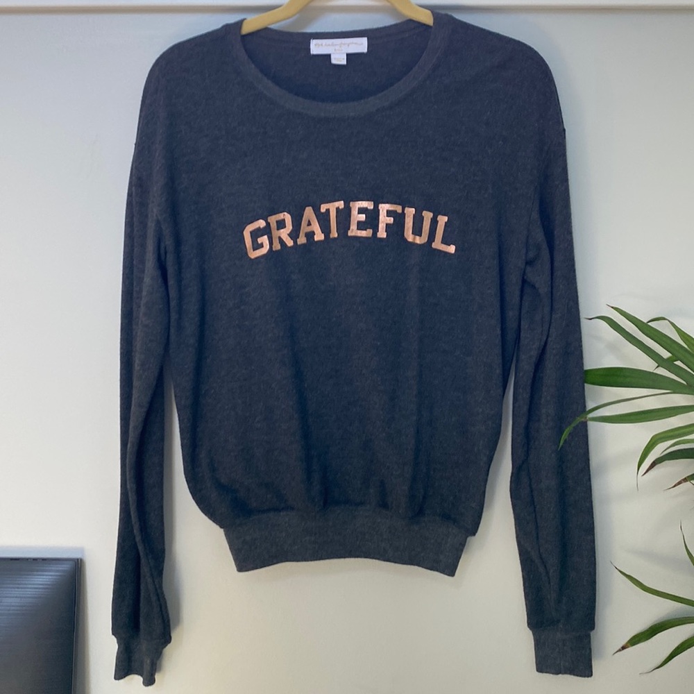 Spiritual gangster “grateful” sweatshirt, size small